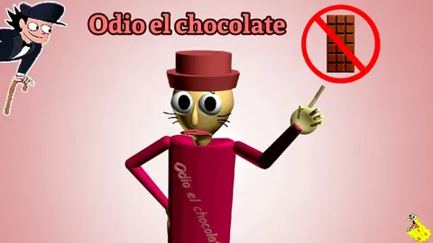Odio el chocolate cover art with the pink character